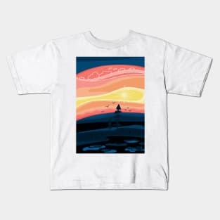 Sunset in Lapland Kids T-Shirt